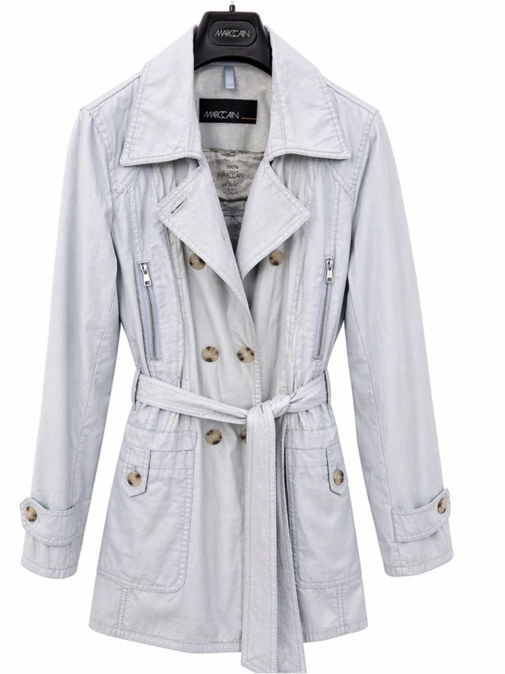 Marc Cain Light Blue Trench Coat 💙✨